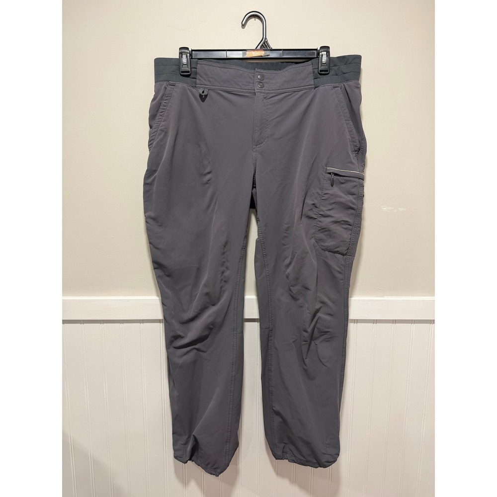 Duluth Trading Co. Hiking Pants Cargo Gray Athletic Outdoor Women Size 18x31